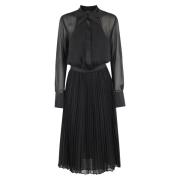 Elegante Zwarte Cocktailjurk Emporio Armani , Black , Dames