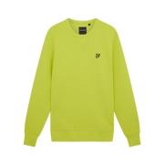 Sweatshirt van het bemanning Lyle & Scott , Yellow , Heren