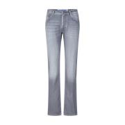 Logo Knoop Slim-Fit Jeans Jacob Cohën , Gray , Heren