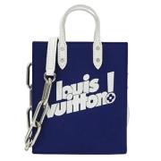 Pre-owned Leather louis-vuitton-bags Louis Vuitton Vintage , Blue , Da...