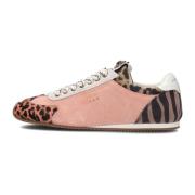 Oranje Suède Runner Sneakers Kurt Geiger , Multicolor , Dames