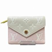 Pre-owned Leather wallets Louis Vuitton Vintage , Pink , Dames