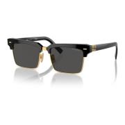 Zwart/Donkergrijs Zonnebril SMU 10Zs Miu Miu , Black , Dames