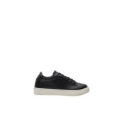 Witte Sneakers Eleganza in Pelle Pantofola d'Oro , Black , Heren