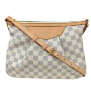 Pre-owned Fabric shoulder-bags Louis Vuitton Vintage , White , Dames