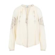 Zijden Naakt & Neutrals Shirt Isabel Marant , Beige , Dames