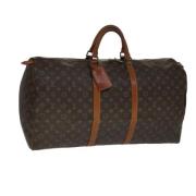 Pre-owned Canvas travel-bags Louis Vuitton Vintage , Brown , Dames