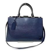 Pre-owned Leather louis-vuitton-bags Louis Vuitton Vintage , Blue , Da...