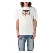 Kristal Pin Up Tee Palm Angels , White , Heren