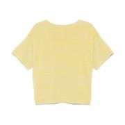 Pistachio Lurey Sweater Fabiana Filippi , Yellow , Dames