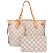 Pre-owned Fabric shoulder-bags Louis Vuitton Vintage , Beige , Dames