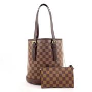 Pre-owned Canvas totes Louis Vuitton Vintage , Brown , Dames