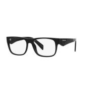 Zwarte Brillenmonturen Zonnebril Prada , Black , Unisex