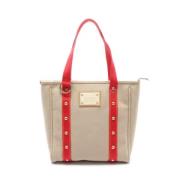 Pre-owned Cotton louis-vuitton-bags Louis Vuitton Vintage , Beige , Da...