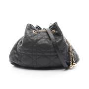 Pre-owned Leather dior-bags Dior Vintage , Black , Dames