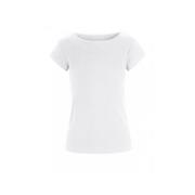 Rib T-shirt Bitte Kai Rand , White , Dames