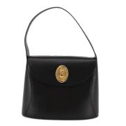 Pre-owned Leather handbags Dior Vintage , Black , Dames