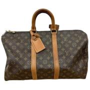 Pre-owned Canvas travel-bags Louis Vuitton Vintage , Brown , Dames