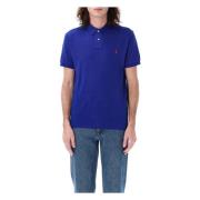 Custom Fit Polo Shirt Polo Ralph Lauren , Blue , Heren