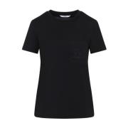 Zwart T-shirt Chic Stijl Dameskleding Max Mara , Black , Dames