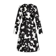 Zijden jurk Marni , Black , Dames