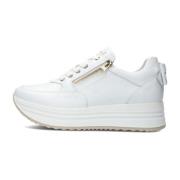 Witte Sneakers voor Vrouwen, Model 306371 Nerogiardini , White , Dames