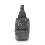 Pre-owned Canvas louis-vuitton-bags Louis Vuitton Vintage , Gray , Dam...