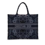 Pre-owned Canvas handbags Dior Vintage , Blue , Dames