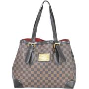 Pre-owned Canvas totes Louis Vuitton Vintage , Brown , Dames