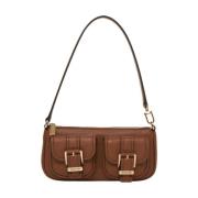 Bruine Schoudertas 'Zoe' Michael Kors , Brown , Dames