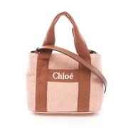 Pre-owned Cotton handbags Chloé Pre-owned , Pink , Dames