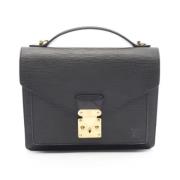 Pre-owned Leather louis-vuitton-bags Louis Vuitton Vintage , Black , D...