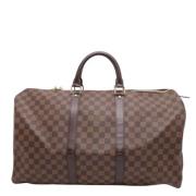 Pre-owned Canvas travel-bags Louis Vuitton Vintage , Brown , Dames