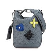 Pre-owned Leather louis-vuitton-bags Louis Vuitton Vintage , Gray , Da...