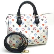 Pre-owned Cotton louis-vuitton-bags Louis Vuitton Vintage , White , Da...