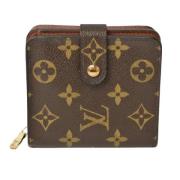 Pre-owned Canvas wallets Louis Vuitton Vintage , Brown , Dames