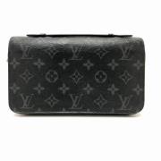 Pre-owned Cotton wallets Louis Vuitton Vintage , Black , Dames