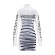 Verenprint Witte Jurk Aw24 Jean Paul Gaultier , White , Dames