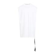 Wit T-shirt Stijlvol Ontwerp Rick Owens , White , Heren