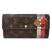 Pre-owned Canvas wallets Louis Vuitton Vintage , Brown , Dames