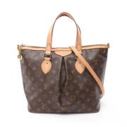 Pre-owned Canvas handbags Louis Vuitton Vintage , Brown , Dames