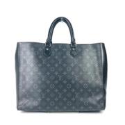 Pre-owned Cotton louis-vuitton-bags Louis Vuitton Vintage , Black , Da...