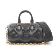 Pre-owned Leather louis-vuitton-bags Louis Vuitton Vintage , Black , D...