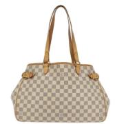 Pre-owned Canvas louis-vuitton-bags Louis Vuitton Vintage , White , Da...