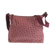 Pre-owned Canvas crossbody-bags Dior Vintage , Red , Dames