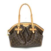 Pre-owned Cotton louis-vuitton-bags Louis Vuitton Vintage , Brown , Da...