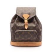 Pre-owned Canvas backpacks Louis Vuitton Vintage , Brown , Dames