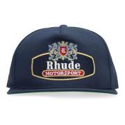 Baseballpet met platte klep Rhude , Blue , Heren