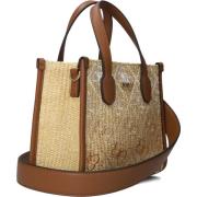 Elegante Mini Tote Tas in Cognac Guess , Brown , Dames