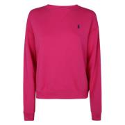 Fuchsia trui met exclusieve ponyborduursel Polo Ralph Lauren , Pink , ...